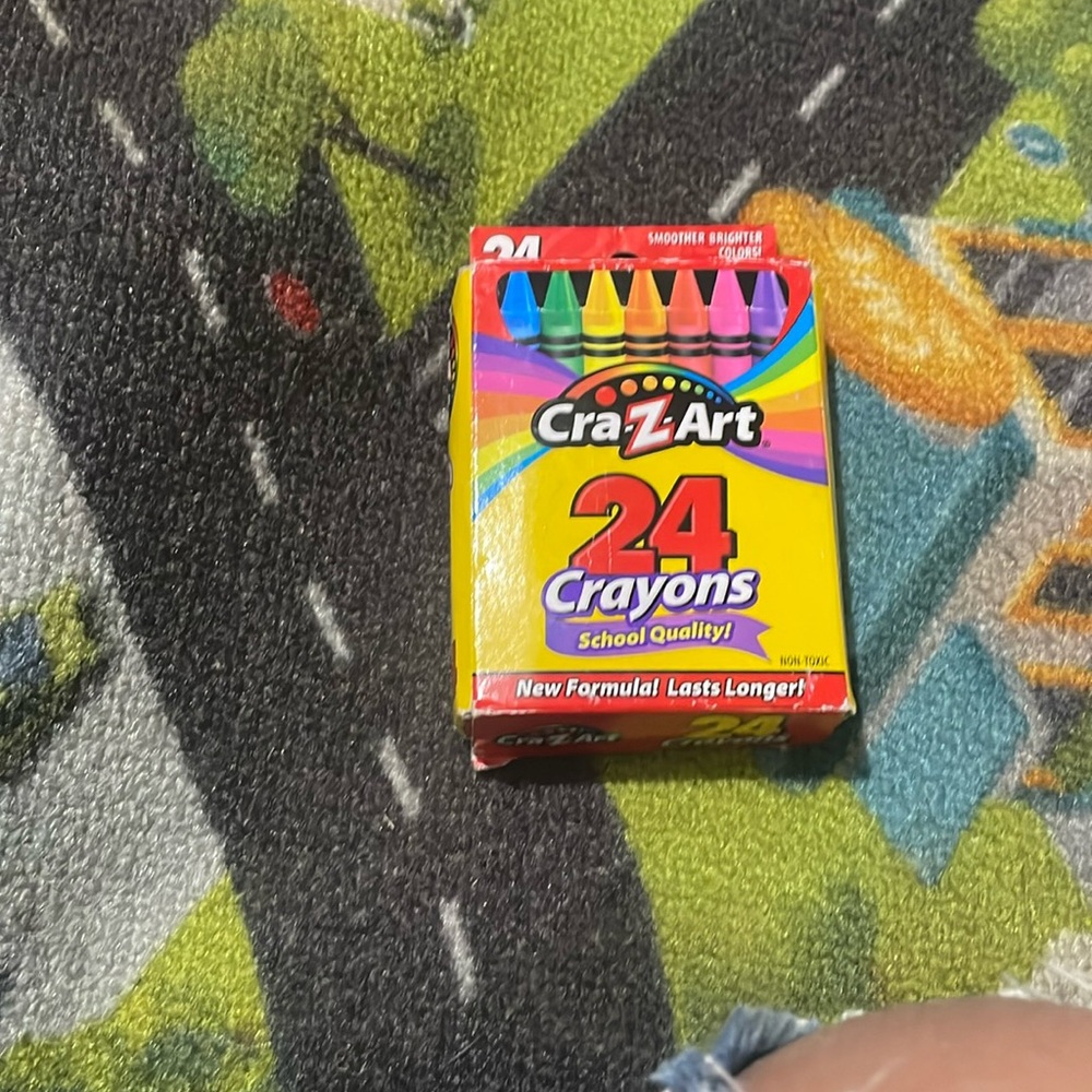 CrazArt 24 crayons school quality